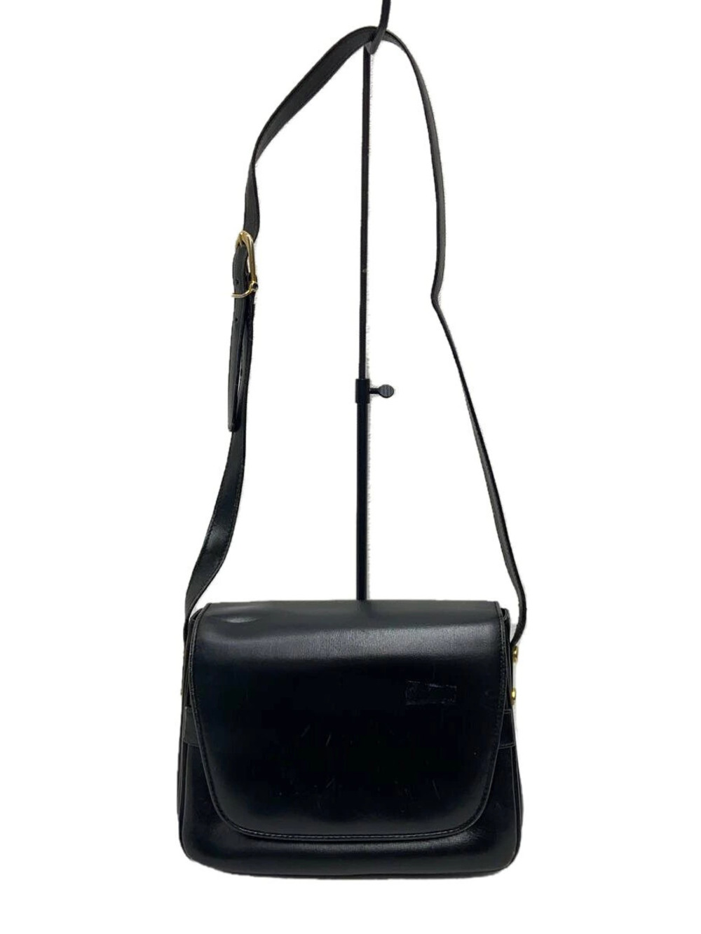 Gucci Shoulder Bag Leather Black Interlocking